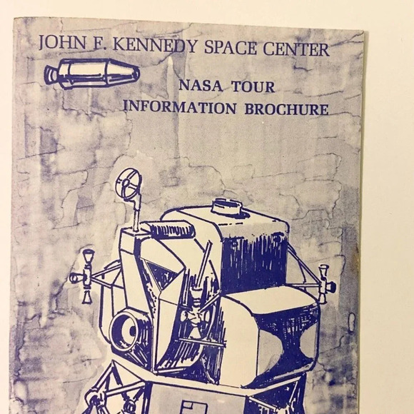 Vintage John F Kennedy Space Center Nasa  Tour Information Travel Brochure - Picture 8 of 12